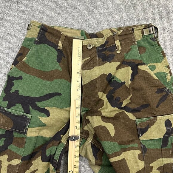 Trousers Hot Weather Woodland Camouflage Pattern Combat Pants Small Short - Picture 8 of 10